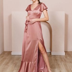 Revelry Thalia Satin Dress